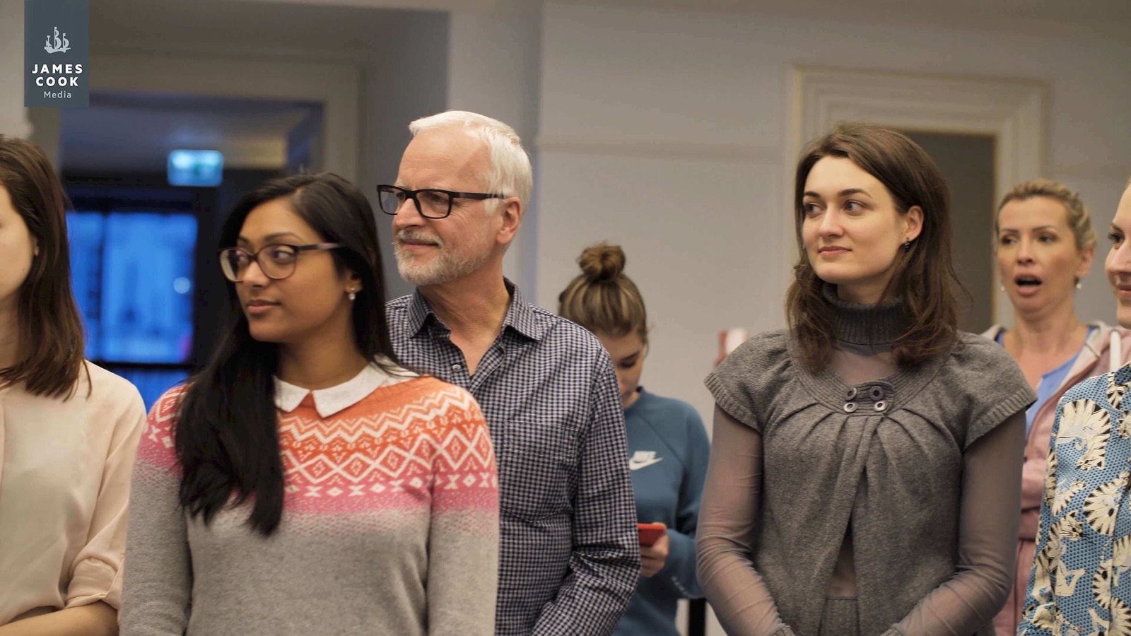 A live storytelling workshop with real attendees