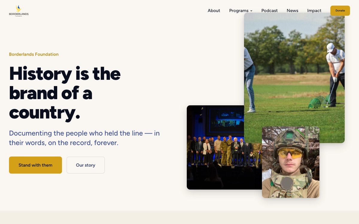 The Borderlands Foundation — built by James Cook Media