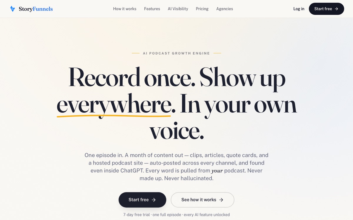 StoryFunnels — built by James Cook Media