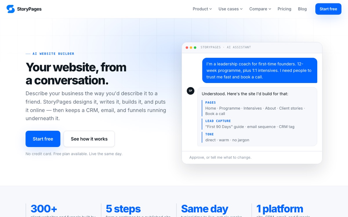 StoryPages — built by James Cook Media